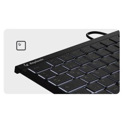 5. KeySonic KSK-5011ELC (DE) Keyboard Home USB QWERTZ German Black