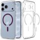 Spigen Ultra Hybrid Mag MagSafe Case for iPhone 18 Pro / 17 Pro – Clear Burgundy