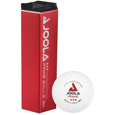 7. JOOLA PRIME TABLE TENNIS BALLS 3 PCS WHITE