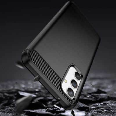 3. Carbon Case case for Realme 10 Pro flexible silicone carbon cover black
