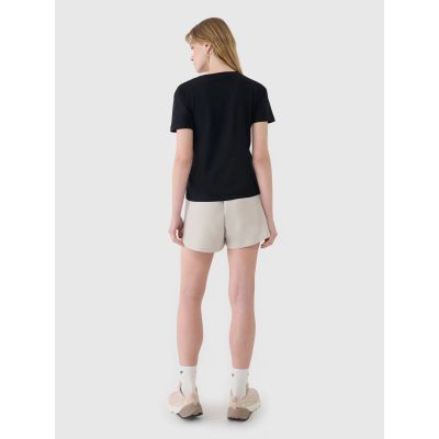 4. Women's oversize T-shirt with modal 4F 4FWSS25TTSHF1992-20S