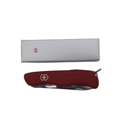 Victorinox Forester Multi-Purpose Knife - Locking Blade - Multi-Purpose Knife - Clip Point - Polyamide - Red - 12 Tools (V-0.83 63)