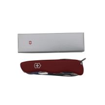 Victorinox Forester Multi-Purpose Knife - Locking Blade - Multi-Purpose Knife - Clip Point - Polyamide - Red - 12 Tools (V-0.83 63)