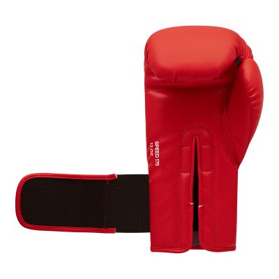 7. Adidas SPEED 175 leather boxing gloves red