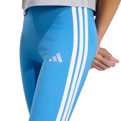 4. Women's adidas Essentials 3-Stripes Leggings Blue KC5179