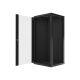 18. Lanberg WF01-6627-10B single-section cabinet (27U; 1300mm / 600mm / 600 mm; wall-mounted; Glass; 19''; black)
