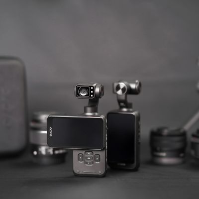 11. Ordro Pocket M5 3-Axis Gimbal Camera, 5K, for Vlogging and YouTube – Black