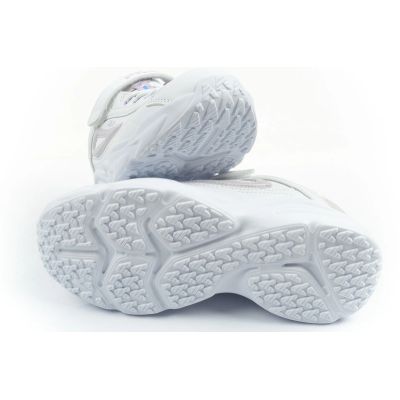 8. Fila Skye V children's sports shoes for girls with velcro, white
