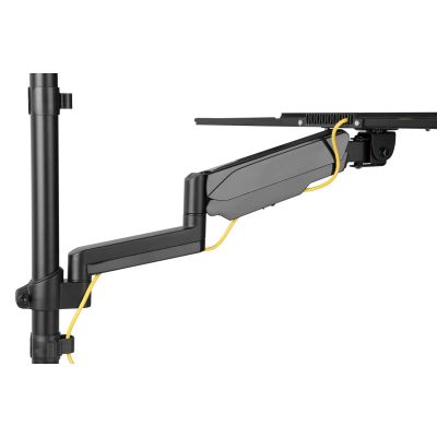 38. Single wall-mounted arm LCD + keyboard, max. 32", max. 8 kg, tilt and swivel