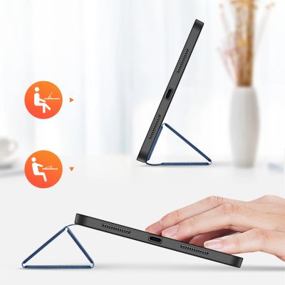 5. Dux Ducis Domo case with flap and smart sleep for Xiaomi Pad 6 / 6 Pro - blue