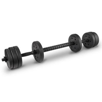 20. 4-in-1 Weight Set (Barbell, Dumbbells, Kettlebell, Push-Up Handles) Spokey PONDUS SET 20 kg
