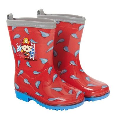 Perletti children's rain boots little fireman for boys