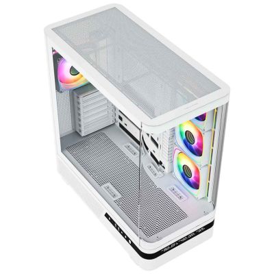 12. MODECOM VOLCANO AQ 200 ARGB MIDI CASE WHITE