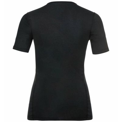 Odlo BL TOP crew neck s/s ACTIVE WARM ECO women's t-shirt size M Black