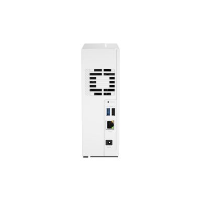6. Qnap TS-133, Tower, 1 x 2.5"/3.5" SATA, ARM 1.8GHz Quad core, 2GB, 1 x 1GbE, External adapter (PSU)