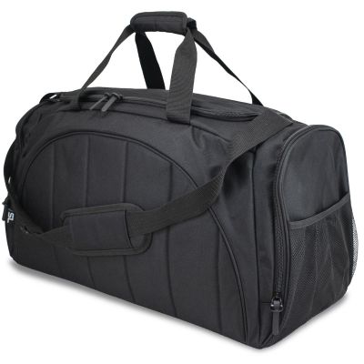 FITNESS/TRAVEL BAG A3029 BROWN SEMI LINE
