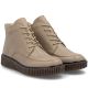 10. Women's beige leather wedge ankle boots Rieker Y4304-20