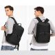 15. Wozinsky Premium Waterproof Laptop Backpack - Black