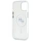7. Karl Lagerfeld IML Metal Karl&Choupette Head MagSafe iPhone 14 Case - White