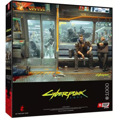 3. Good Loot Gaming Puzzle: Cyberpunk 2077 – Metro, 1,000 Pieces