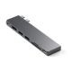 7. Satechi Type-C Pro Hub Slim Space Gray - Slim Case