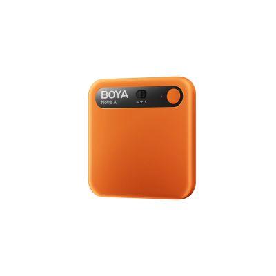 2. BOYA Notra Voice Recorder with AI Transcription - Orange
