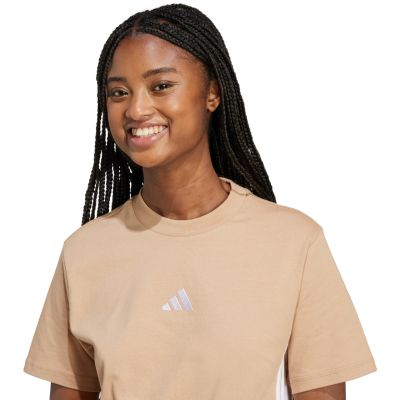 11. adidas Essentials 3-Stripes Cotton T-Shirt W JX7616