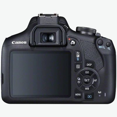 3. Canon EOS 2000D + EF-S 18-55mm f/3.5-5.6 III DSLR Kit 24.1 MP CMOS 6000 x 4000 px Black