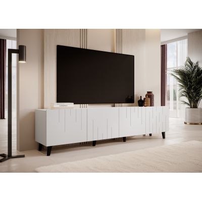 3. TV cabinet BARI 200x42x52 white matt