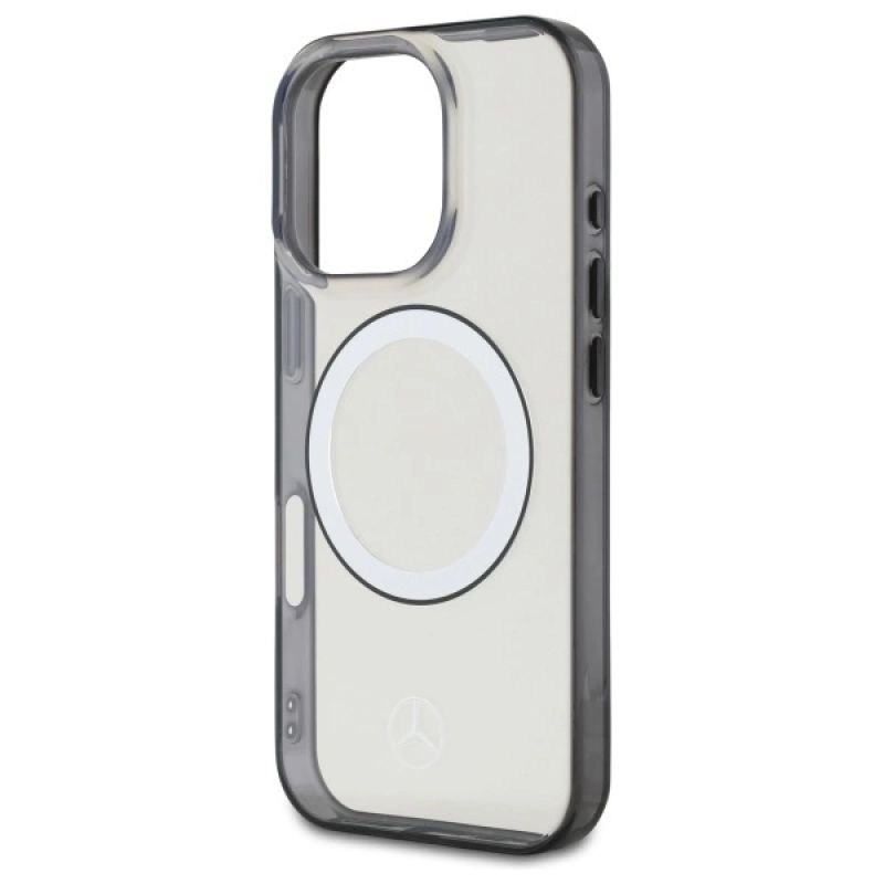 6. Mercedes Printed Logo MagSafe Case for iPhone 16 Pro Max - Transparent
