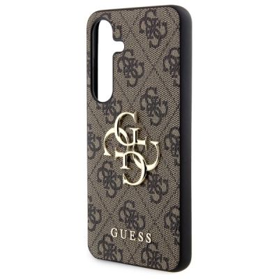 5. Guess 4G Big Metal Logo case for Samsung Galaxy S24 - brown