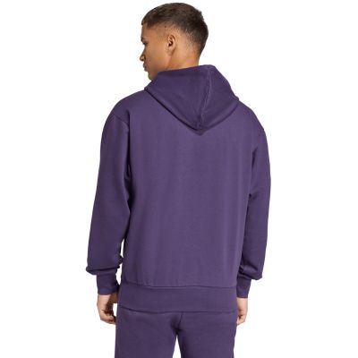 9. Men's adidas Essentials Feelcozy purple sweatshirt JX5661