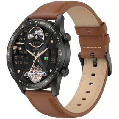 5. Smartwatch Gravity Black 2 Straps GT10-4
