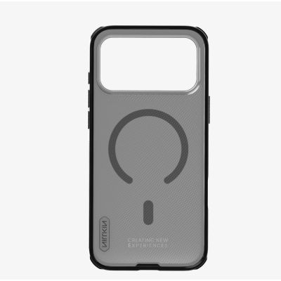 6. Nillkin Super Frosted Shield Pro Magnetic Case Compatible with MagSafe for iPhone 17 Pro Max - Translucent Black