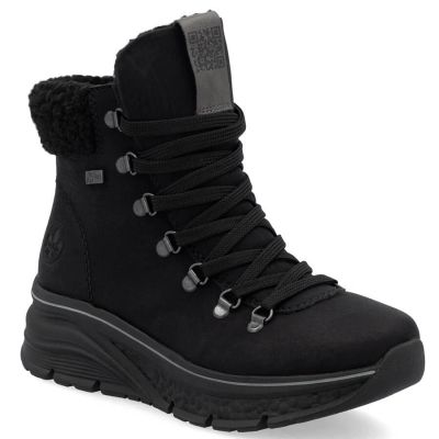 40. Waterproof insulated women's hiking boots in black Rieker 48034-00