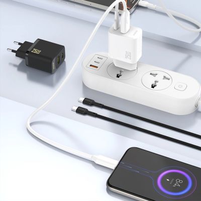 2. Dudao A27 25W GaN USB-C Wall Charger - White