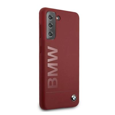 4. BMW Silicone Signature Logo Case for Samsung Galaxy S21+ - Red