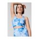 2. CASALL Blossom Square Neck Sports Top Blue