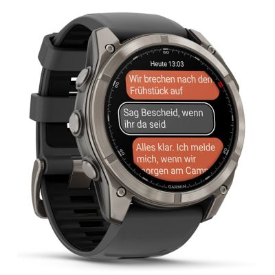 3. Garmin Fenix 8 Pro AMOLED 51mm Sapphire Titanium Sports Watch