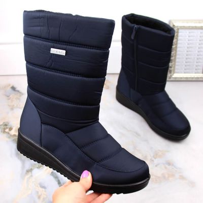 8. News W EVE436B navy blue high ankle boots