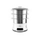 Tefal Convenient Series Deluxe VC502D 3-Basket Steamer, 900W Stainless Steel, White