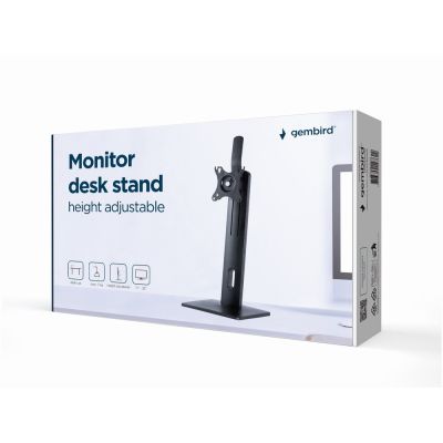 11. Gembird MS-D1-01 Monitor Holder/Stand 81.3 cm (32") Desk Black