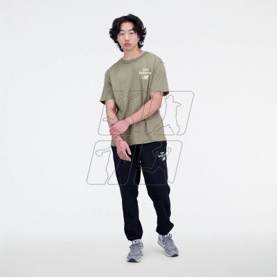 5. New Balance Essentials Reimagined Cott CGN M T-shirt MT31518CGN