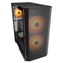 COUGAR CGR-5YA6B-RGB Midi Tower PC Case, Black
