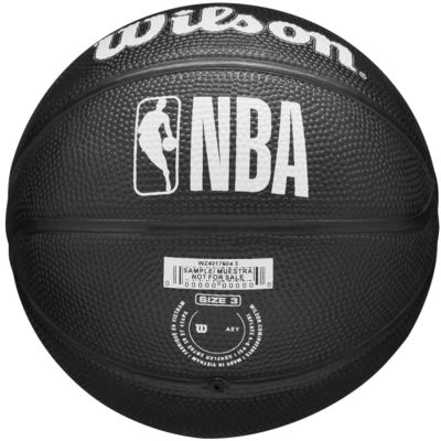 3. Wilson Team Tribute Brooklyn Nets Mini Ball Jr WZ4017604XB