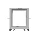 12. Open Rack 19'' 12U 600x600-1100 adjustable gray Lanberg