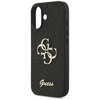 6. Guess Fixed Glitter Big 4G case for iPhone 17 - black