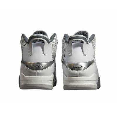 8. Air Jordan Dub Zero Men's White Sneakers - 311046-107