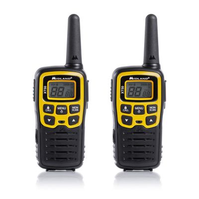 11. Midland XT50 Adventure walkie-talkie 24 channels 446.00625 - 446.09375 MHz Black, Gray