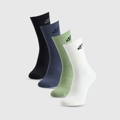11. Boys' casual ankle socks (4-pack) 4F 4FJWAW25USOCM390-90S